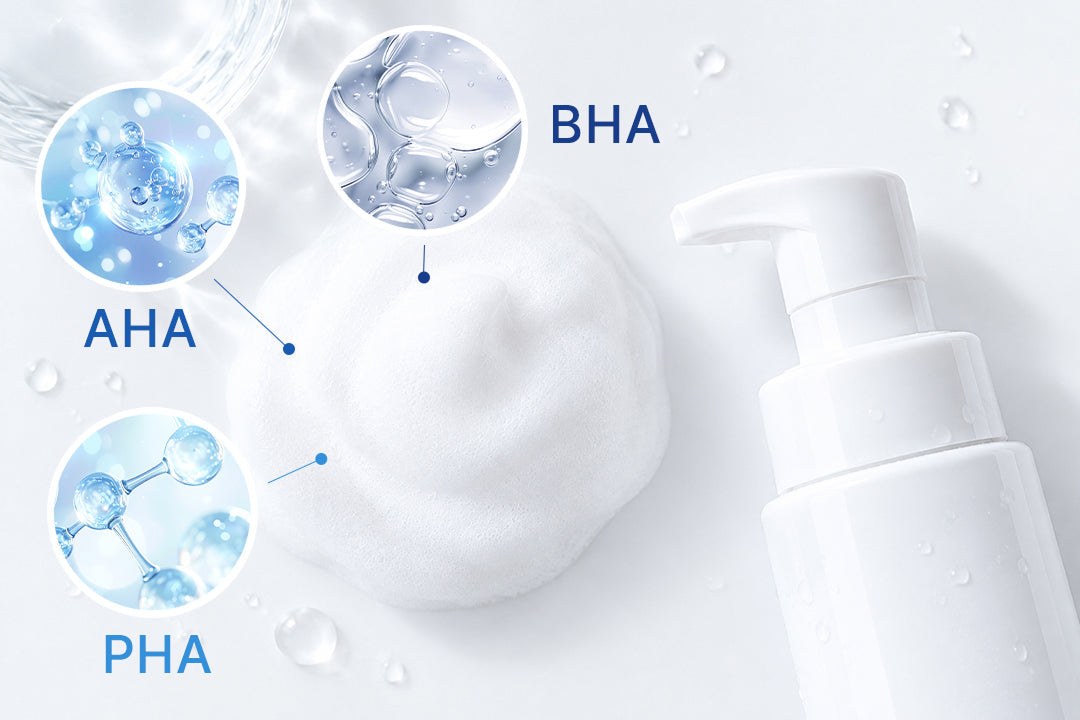 どれがいい？AHA・BHA・PHA配合の洗顔料｜成分の違いと選び方
